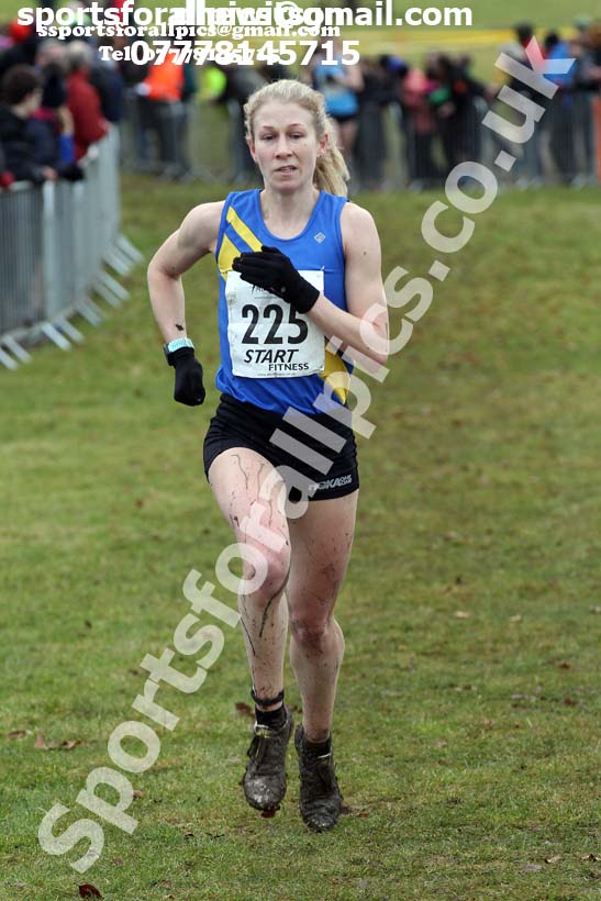 Senior womens Northern Cross Country Champs., Camp Hill Estate, Kirklington.  Photo: David T. Hewitson/Sports for All Pics